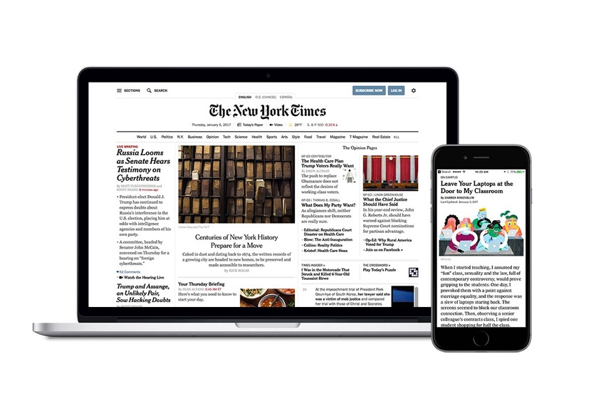 New York Times digital
