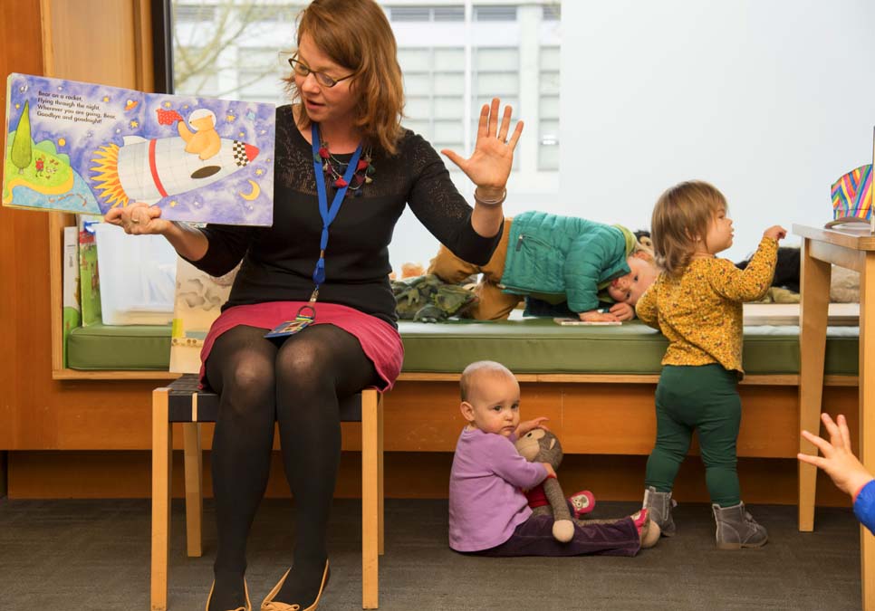 Children’s story time at the Madrona-Sally Goldmark Branch 