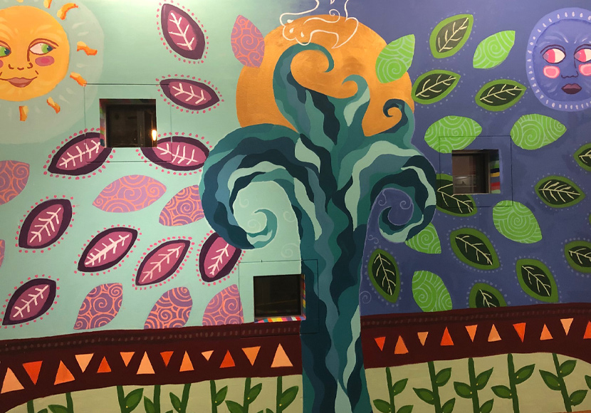Mural at the South Park Branch