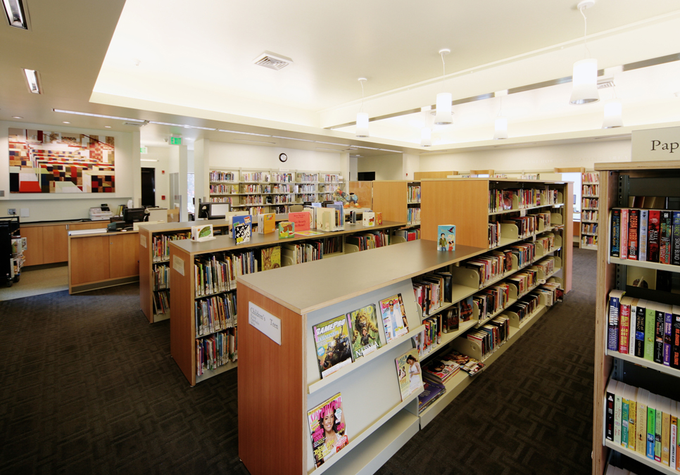 An interior view of the Madrona-Sally Goldmark Branch