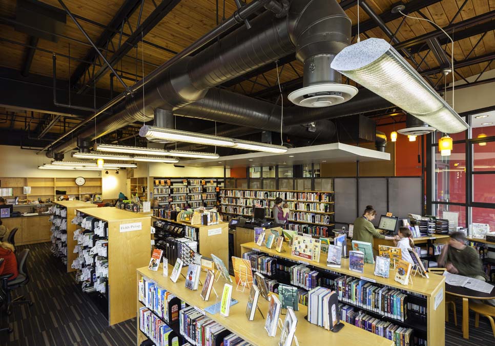 Interior view at the Wallingford Branch