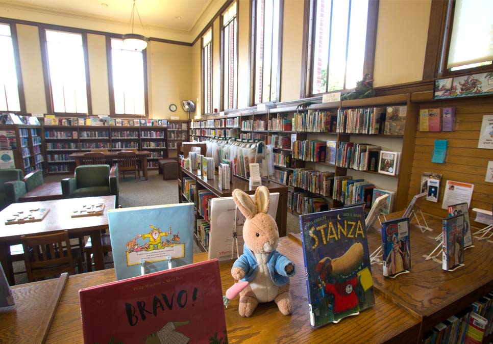  Children’s area at the West Seattle Branch