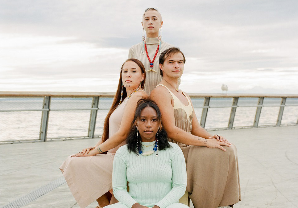 The Coastal Collective - Aiyanna Reid (Cowlitz), Chayil Brooks, Drew Gorospe, Michaila Taylor: This quartet of modern dancers held up inclusive communities with joy, beauty and collectivity, moving to Nina Simone’s “The House of the Rising Sun.”