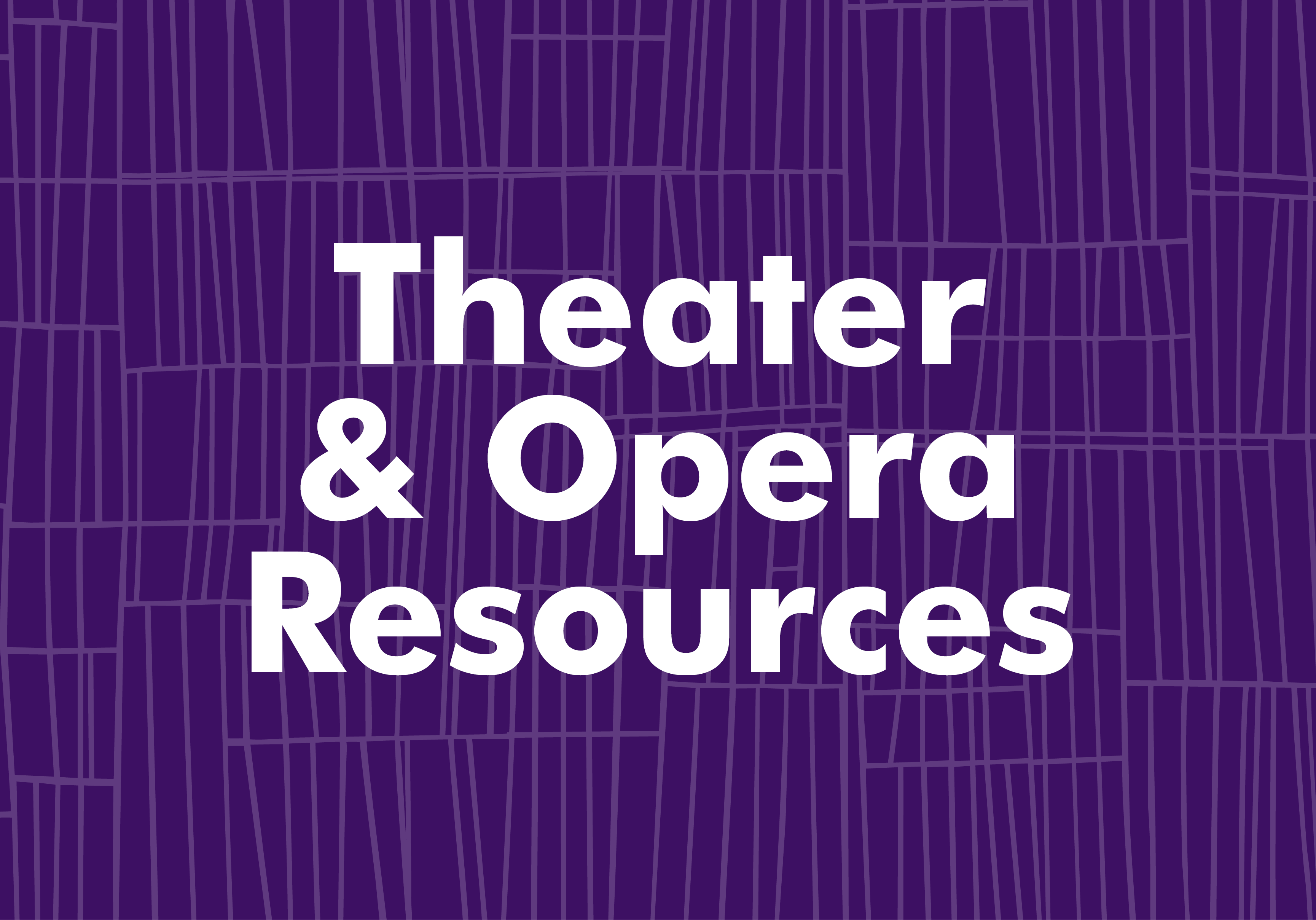 Theater resources graphic
