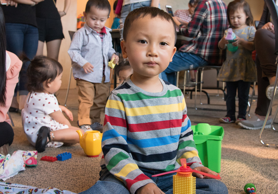Toddler at Play and Learn Story Time at the Beacon Hill Branch