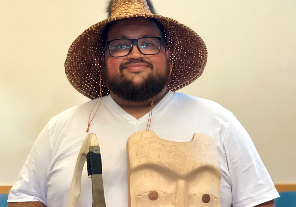 Local Native American artist Ty Juvinel collaborated with the Library on artwork for the 2018 Summer of Learning. 
